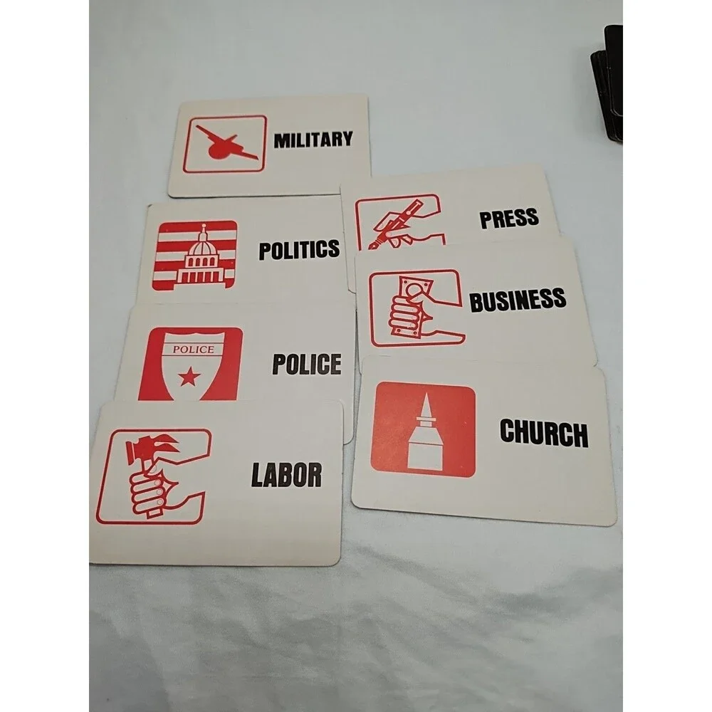 Vintage Power Play A Task Force Card Game Complete